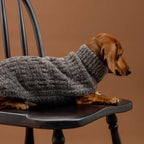 Maglione per cani in alpaca Basket Knit