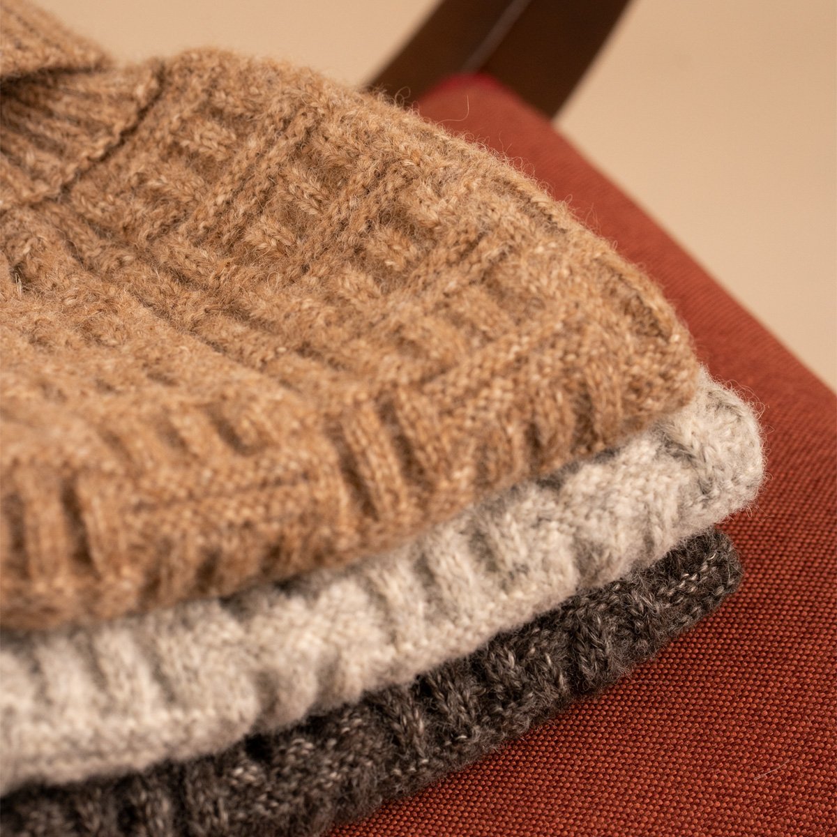 Maglione per cani in alpaca Basket Knit