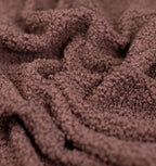 Morbida coperta in teddy bouclè