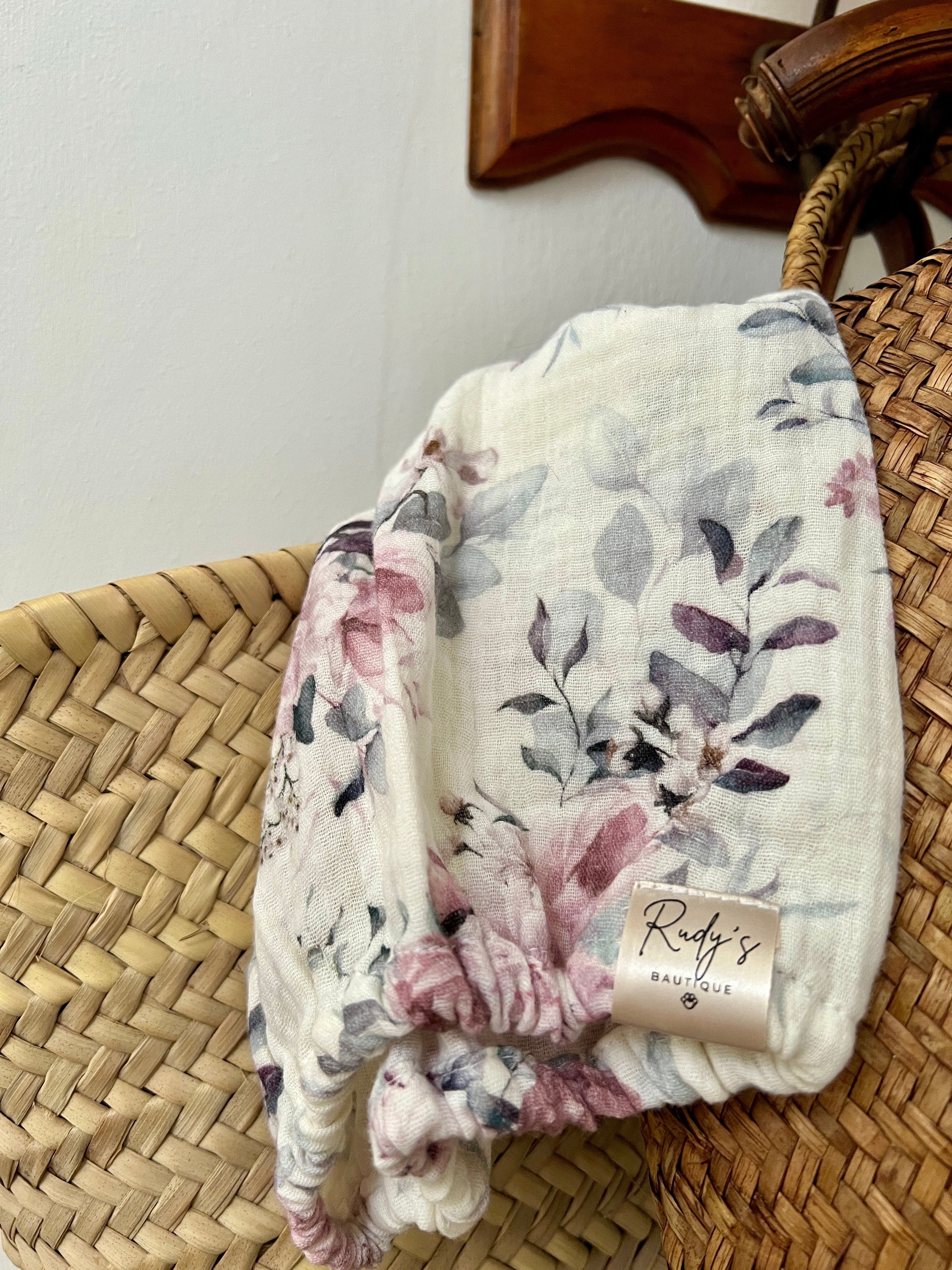 Snood in Mussola Rose Romantiche