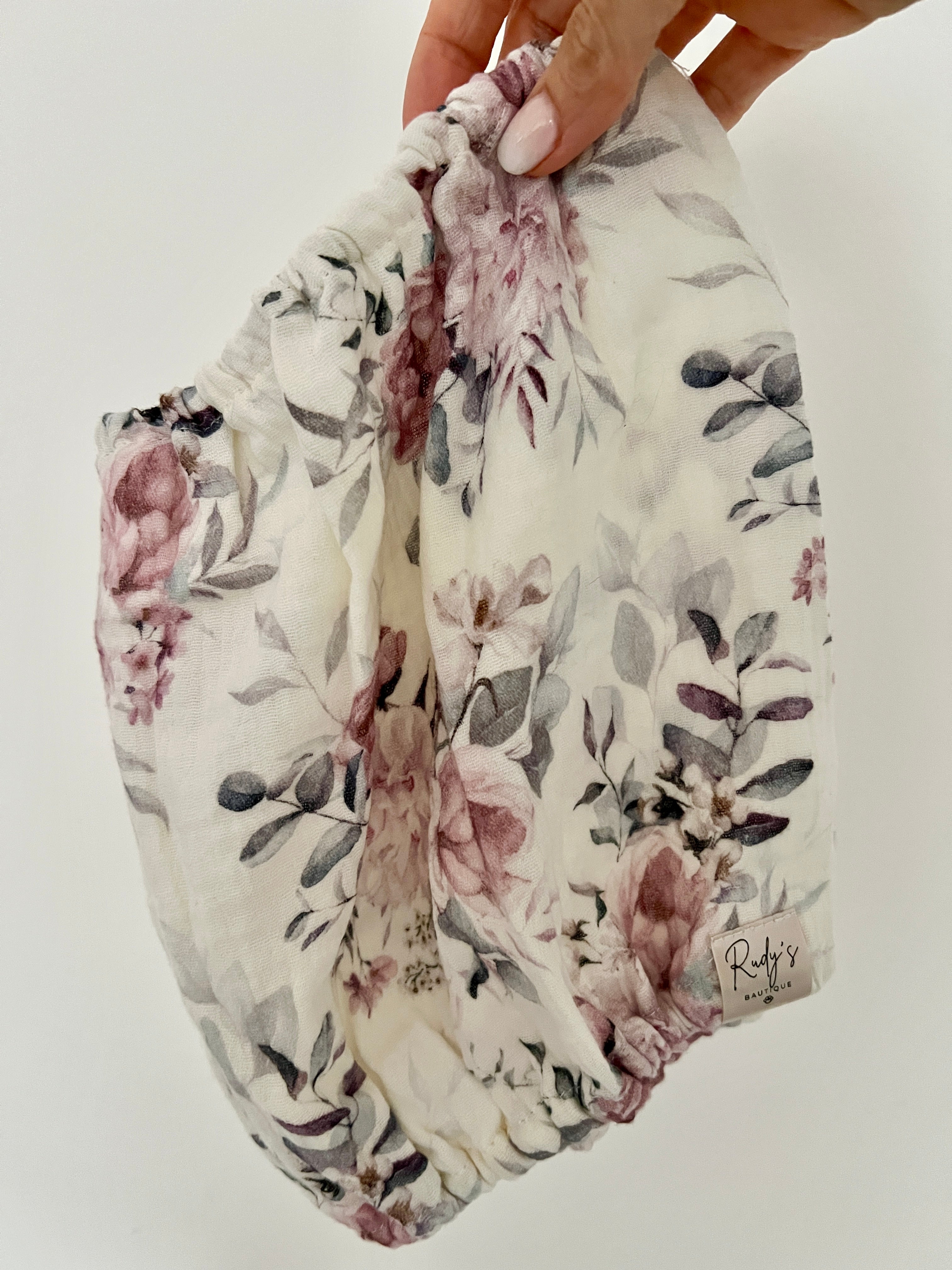 Snood in Mussola Rose Romantiche