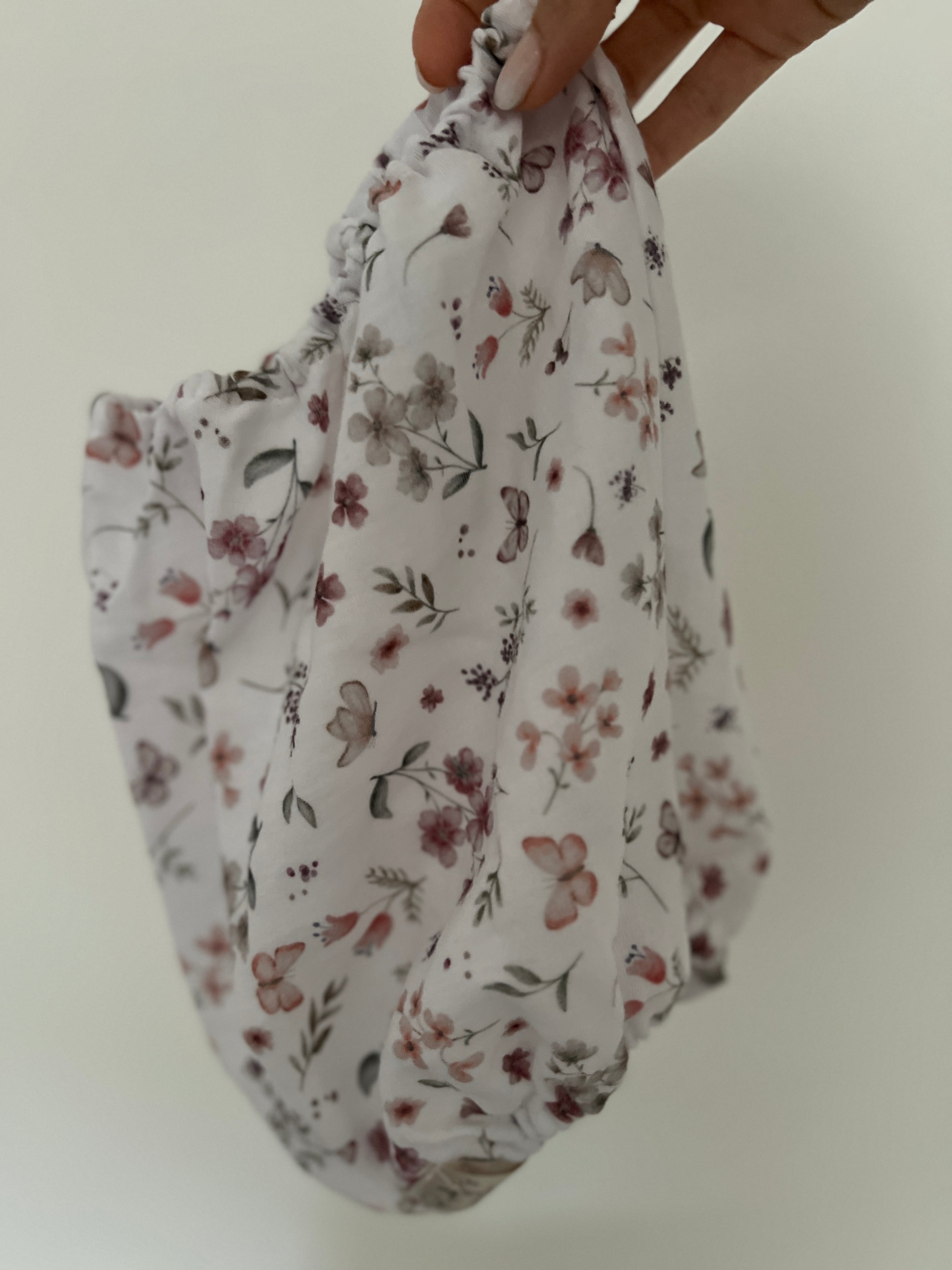 Snood in Mussola Farfalle e fiori di campo