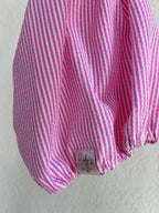 Paraorecchie in cotone Seersucker Stripe