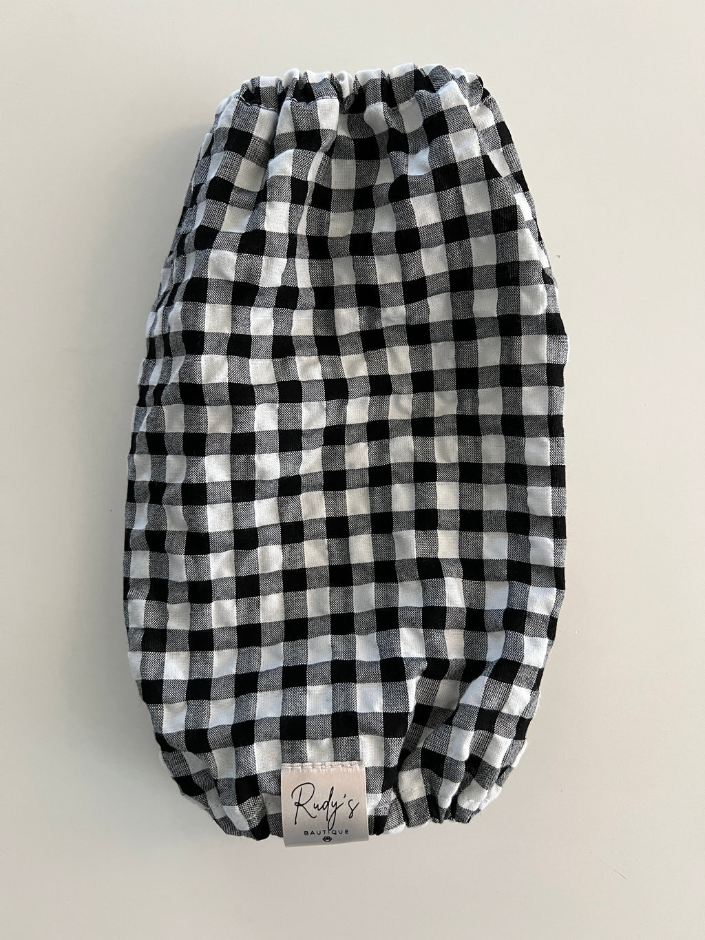 Paraorecchie in cotone seersucker