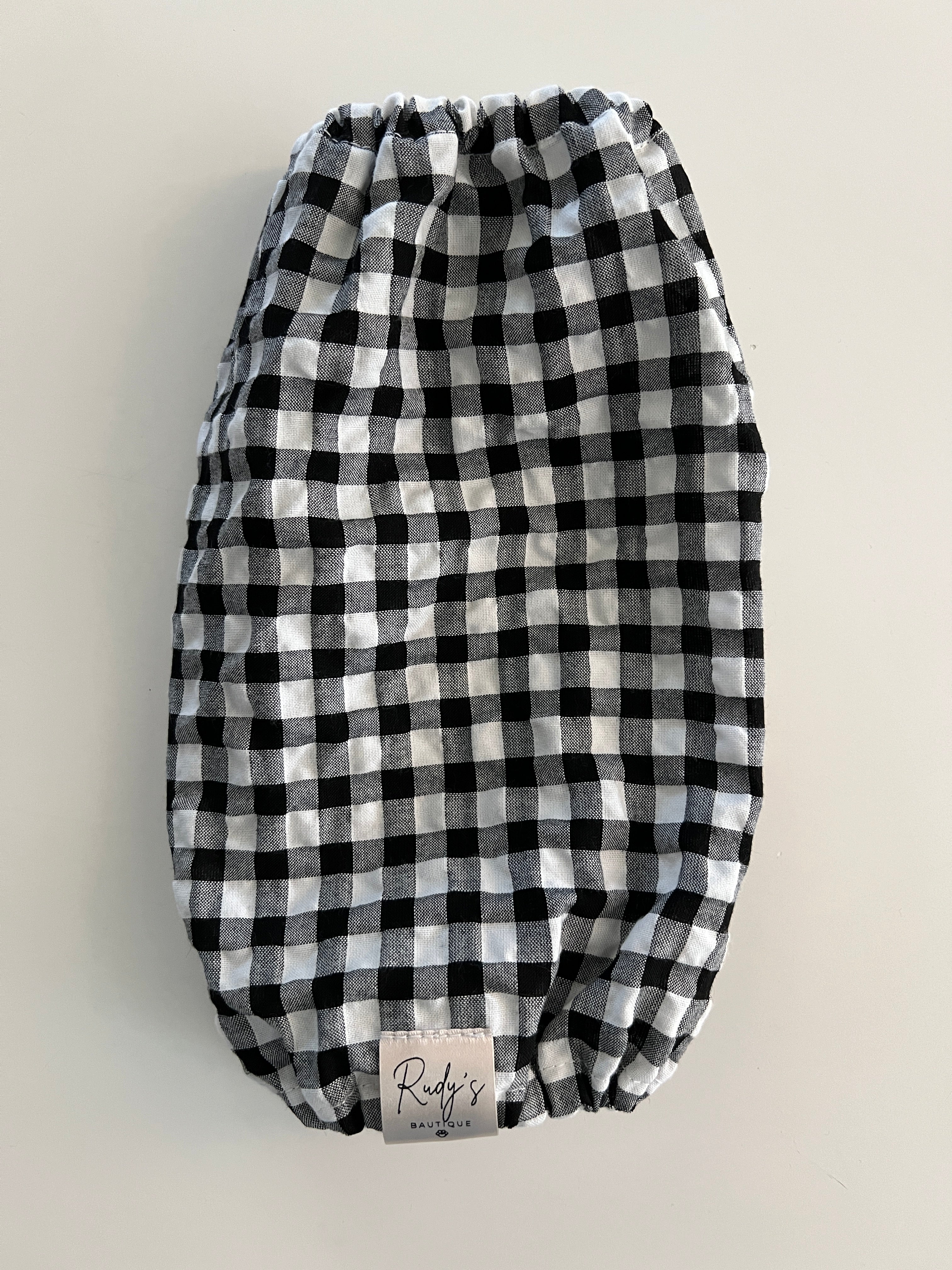 Paraorecchie in cotone seersucker