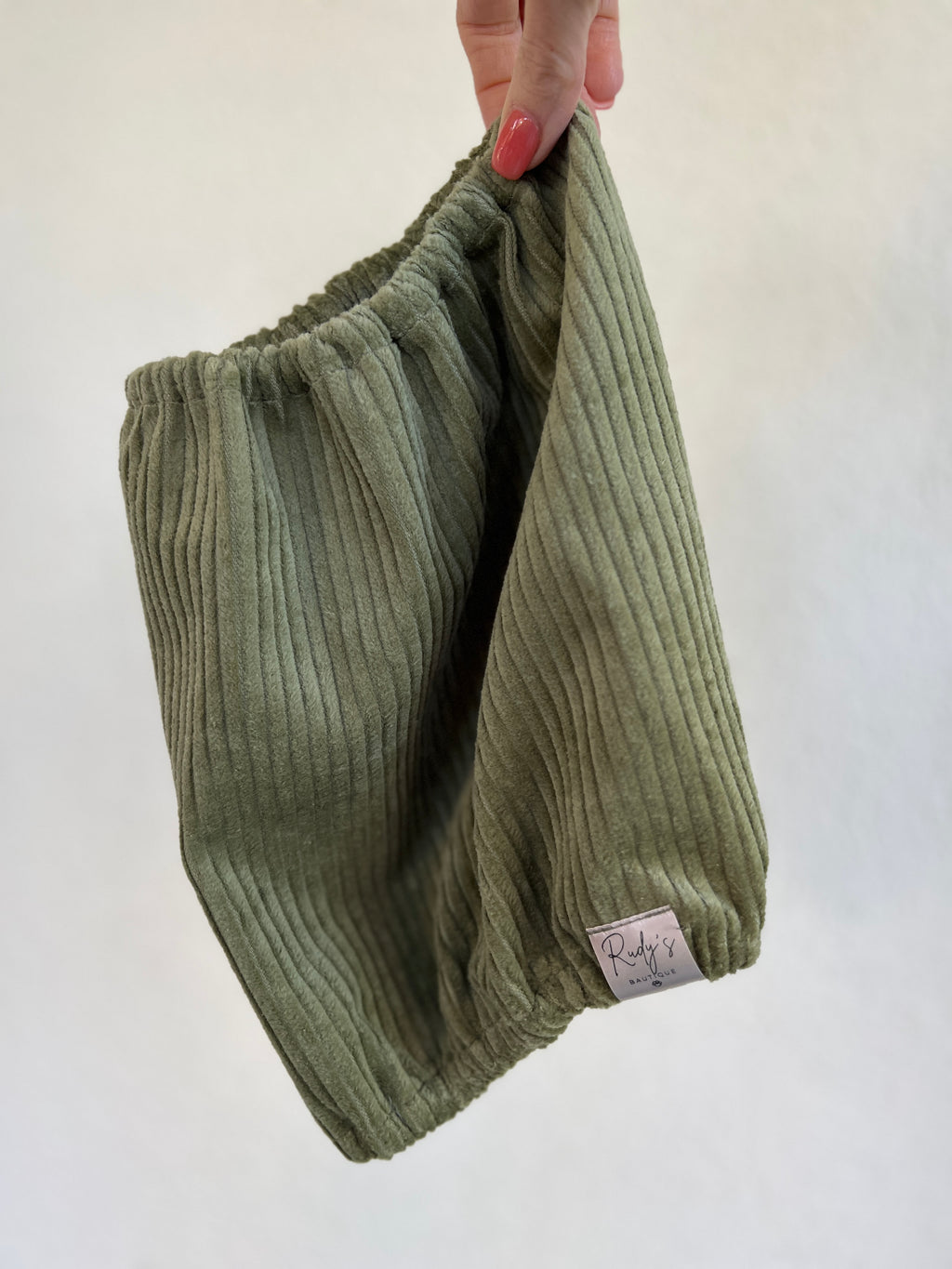 Snood in Velluto a Coste