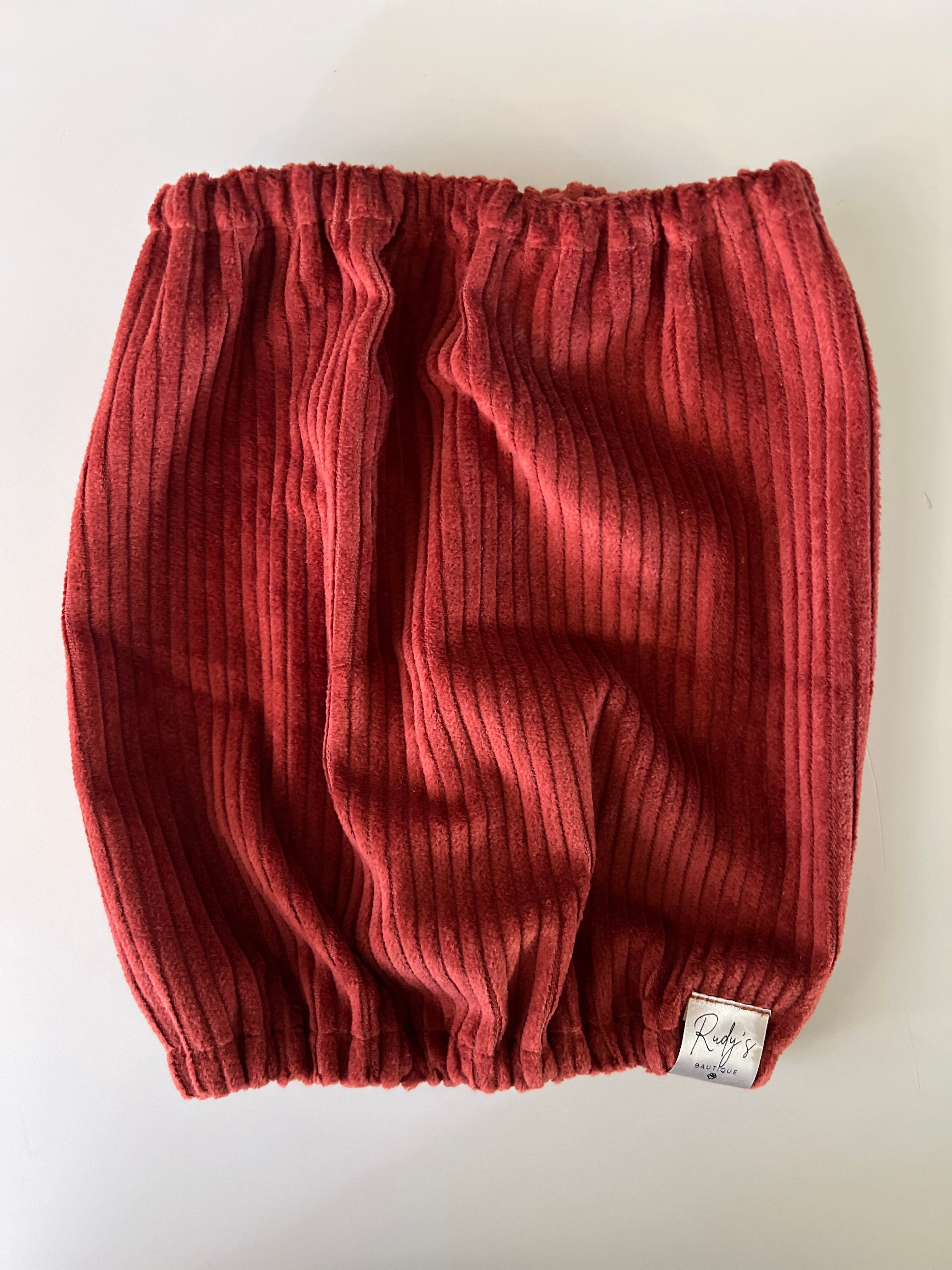 Snood in Velluto a Coste