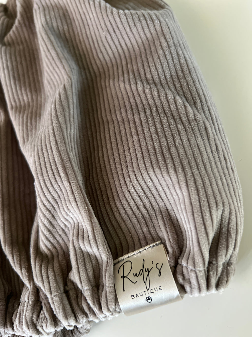 Snood in Velluto a Coste