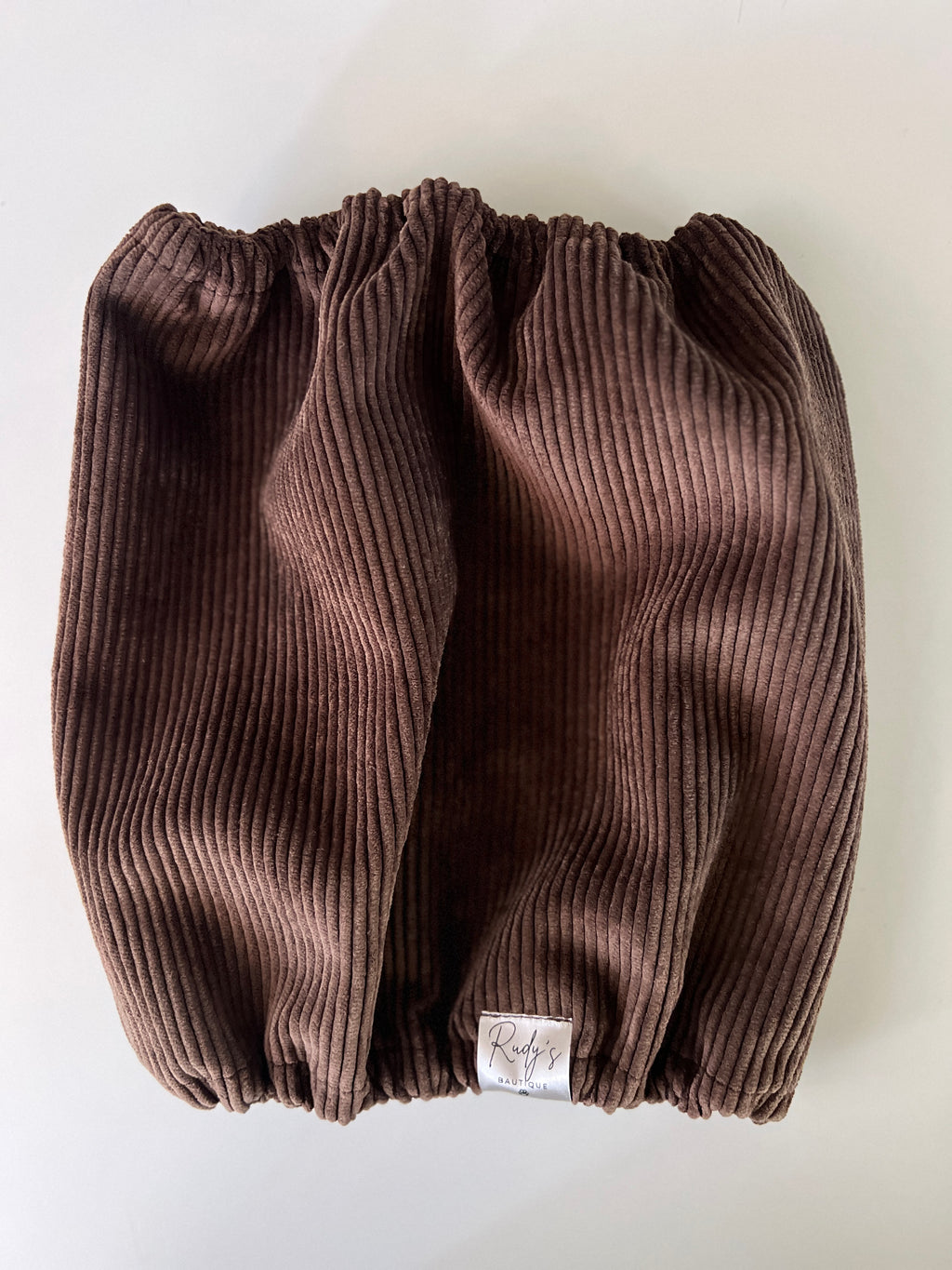 Snood in Velluto a Coste