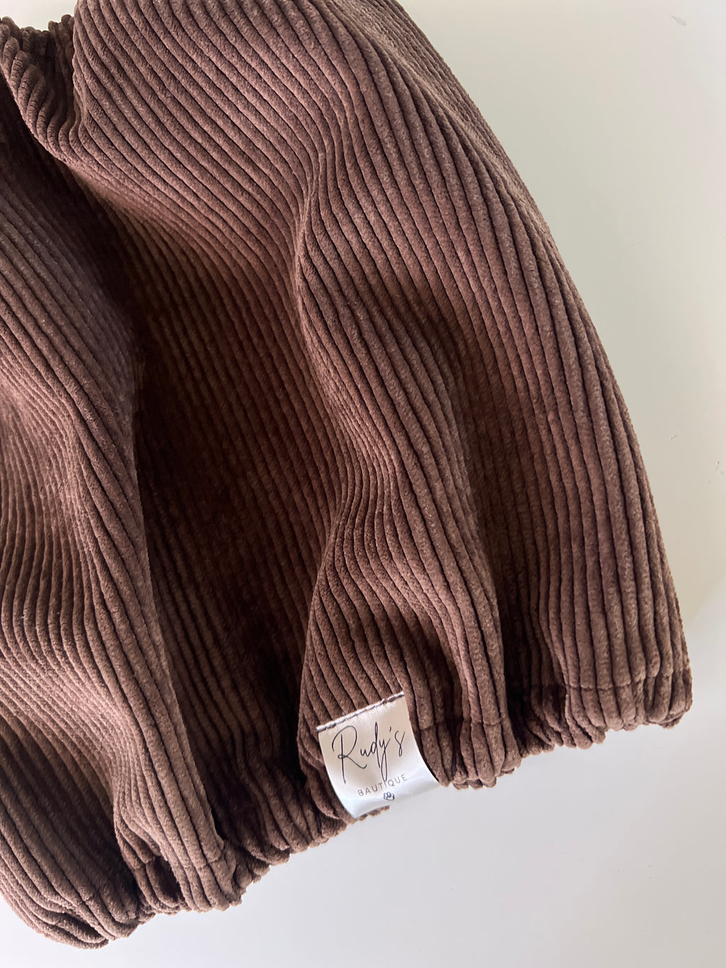 Snood in Velluto a Coste