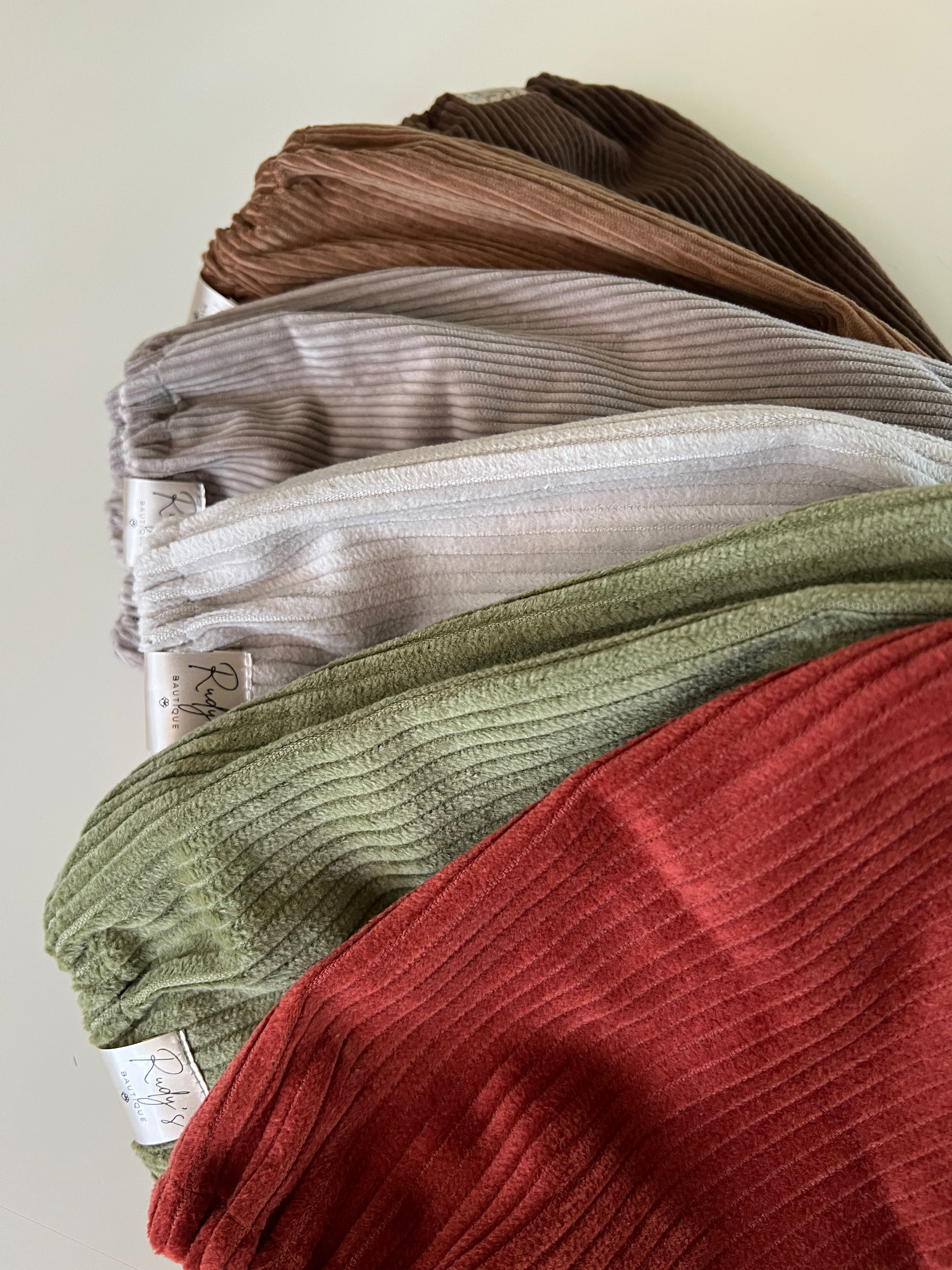 Snood in Velluto a Coste