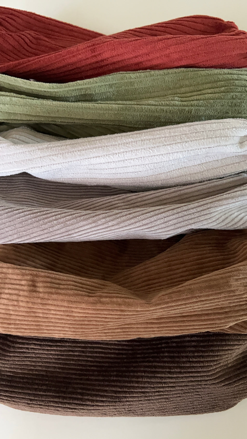 Snood in Velluto a Coste