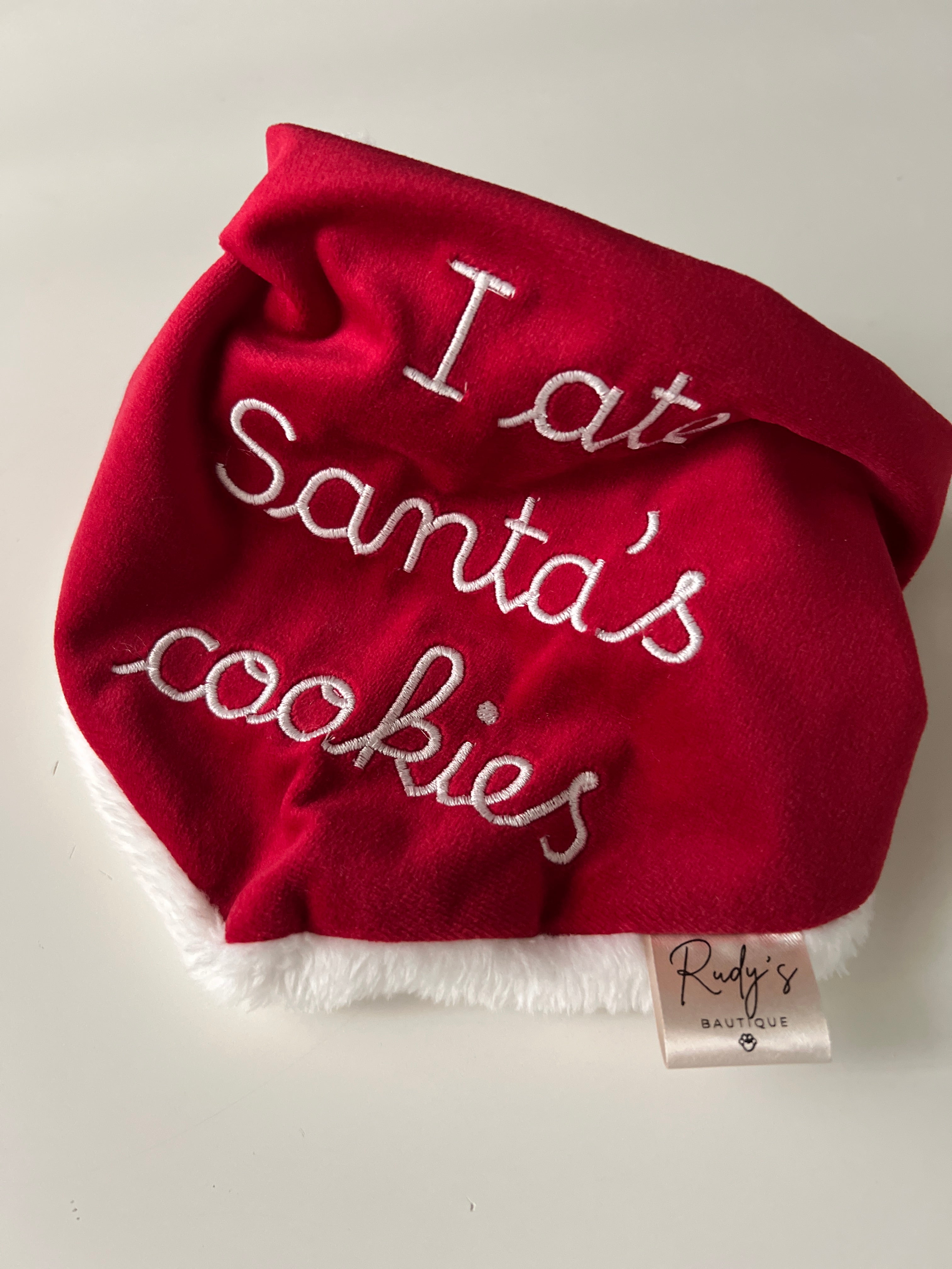 Bandana Natalizia I ate Santa's cookies