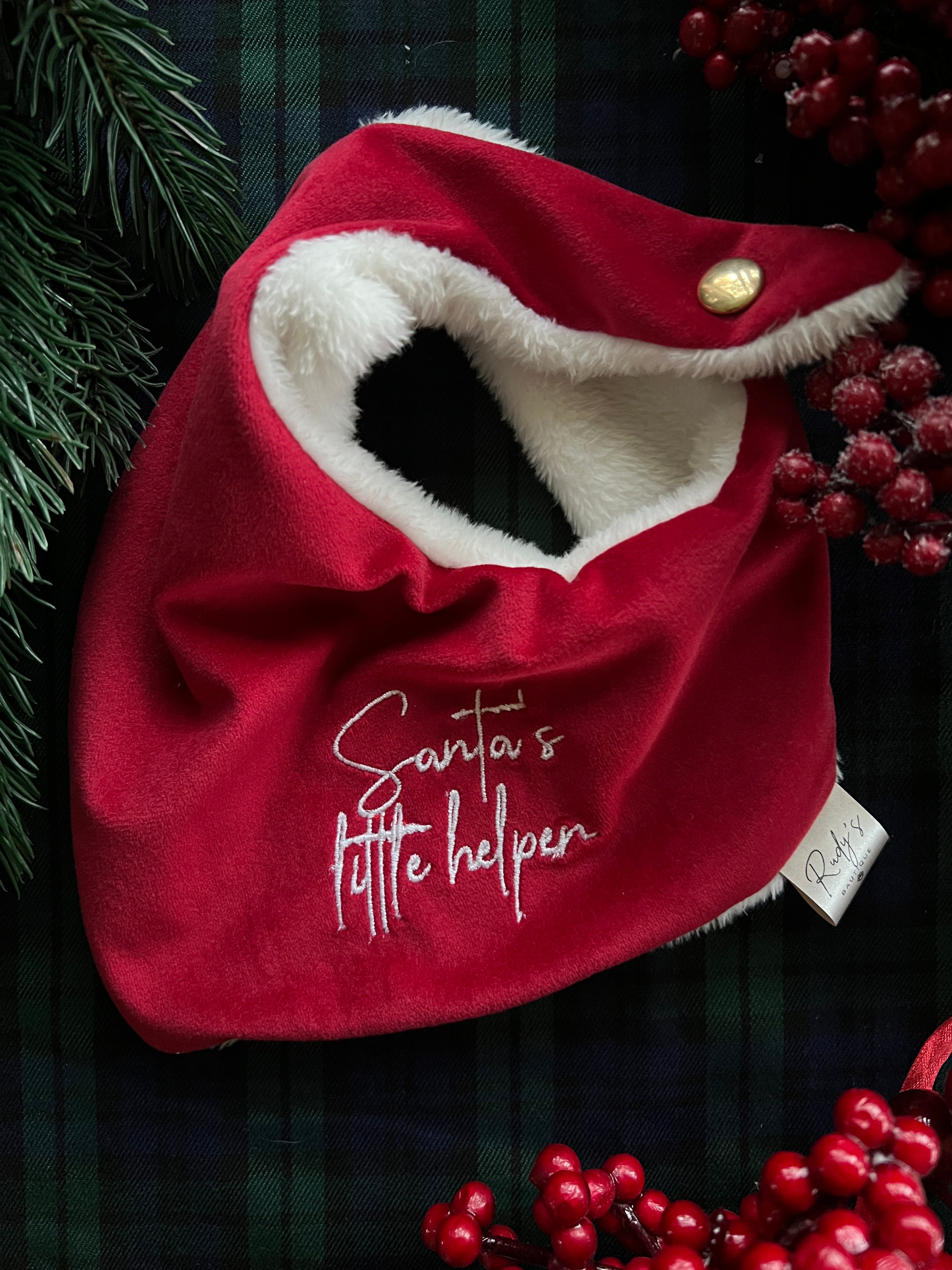 Bandana Natalizia Santa's Little Helper