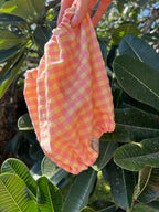 Paraorecchie in cotone seersucker