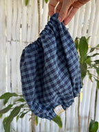 Paraorecchie in cotone seersucker