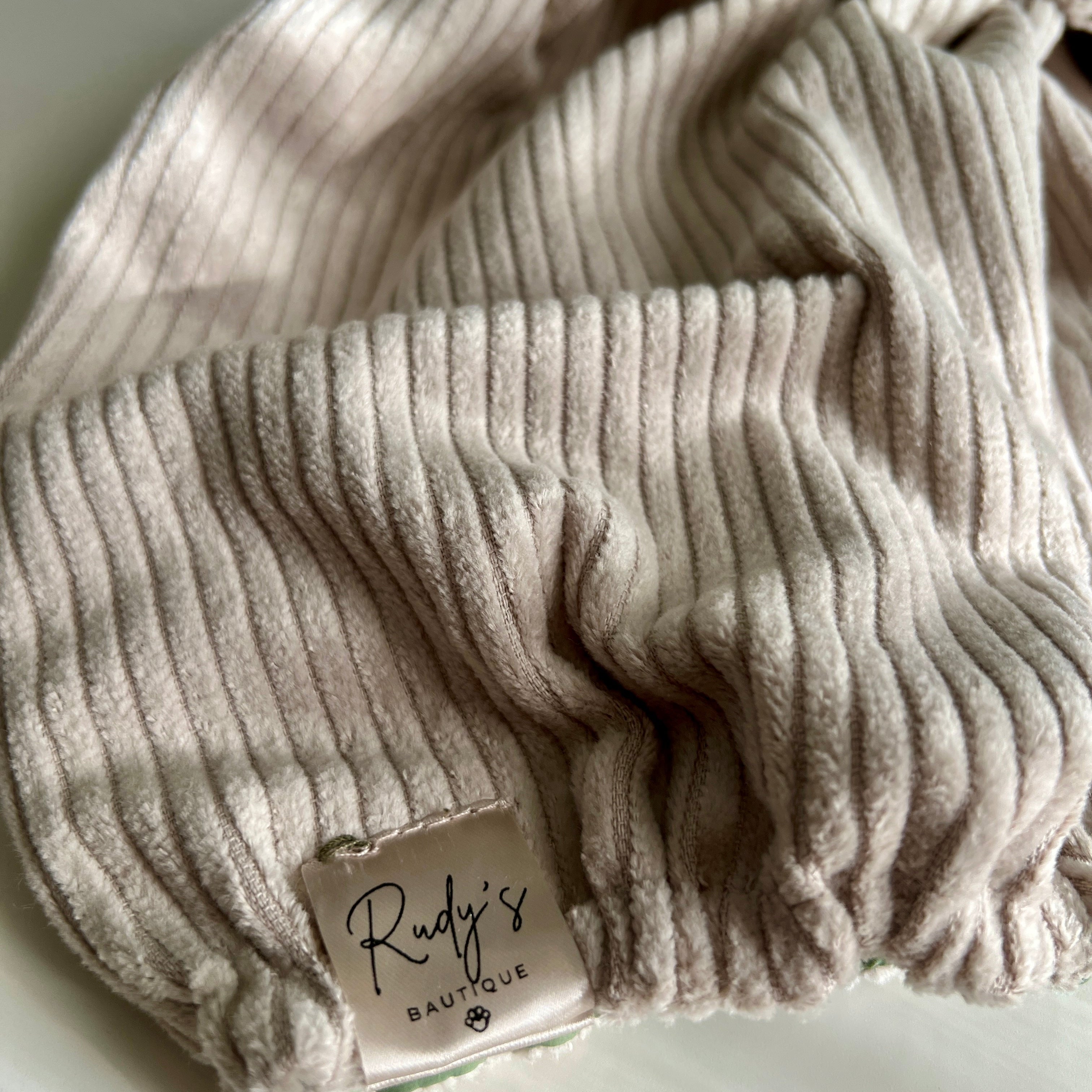 Snood in Velluto a Coste