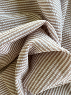 Paraorecchie in cotone Seersucker Stripe