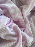 Paraorecchie in cotone Seersucker Stripe