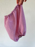 Paraorecchie in cotone Seersucker Stripe
