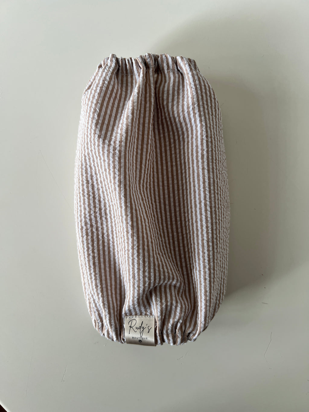 Paraorecchie in cotone Seersucker Stripe