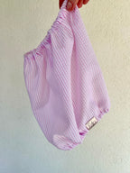 Paraorecchie in cotone Seersucker Stripe
