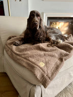 Morbida coperta in teddy bouclè