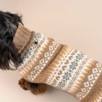 Maglione per cani in alpaca Fall Medley