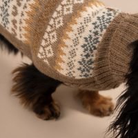Maglione per cani in alpaca Fall Medley