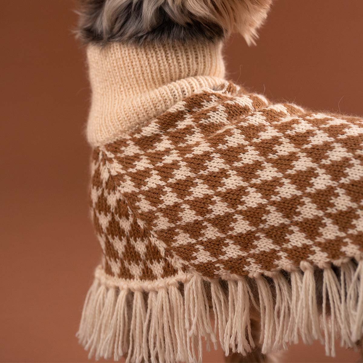 Poncho in alpaca per cani Triad