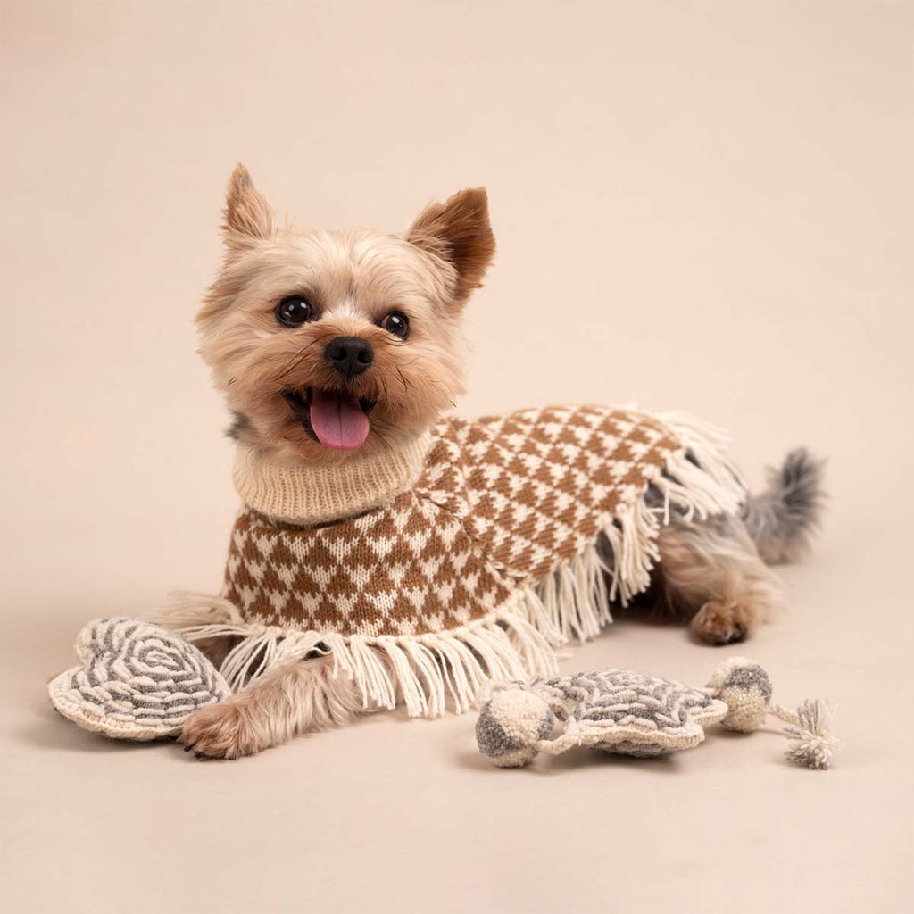 Poncho in alpaca per cani Triad