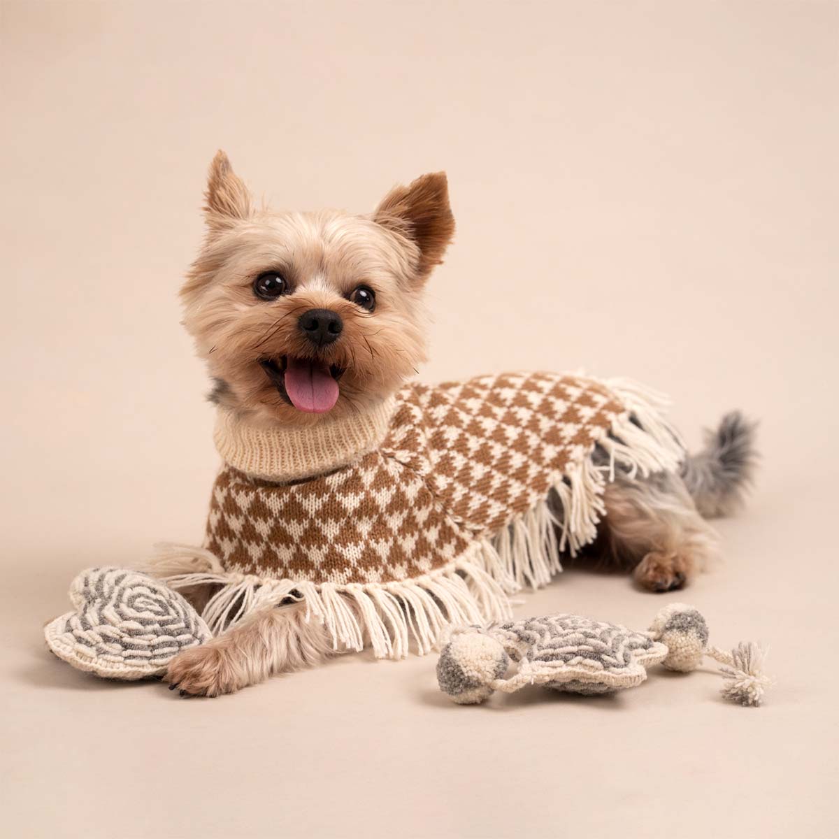 Poncho in alpaca per cani Triad