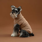 Maglione per cani in alpaca Basket Knit