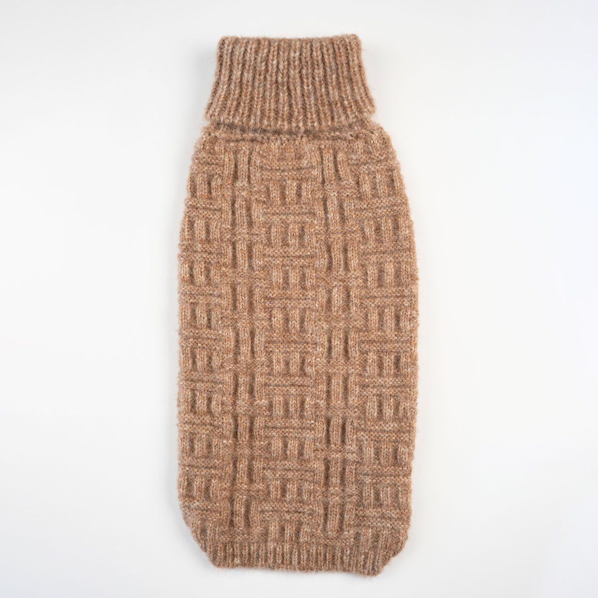 Maglione per cani in alpaca Basket Knit