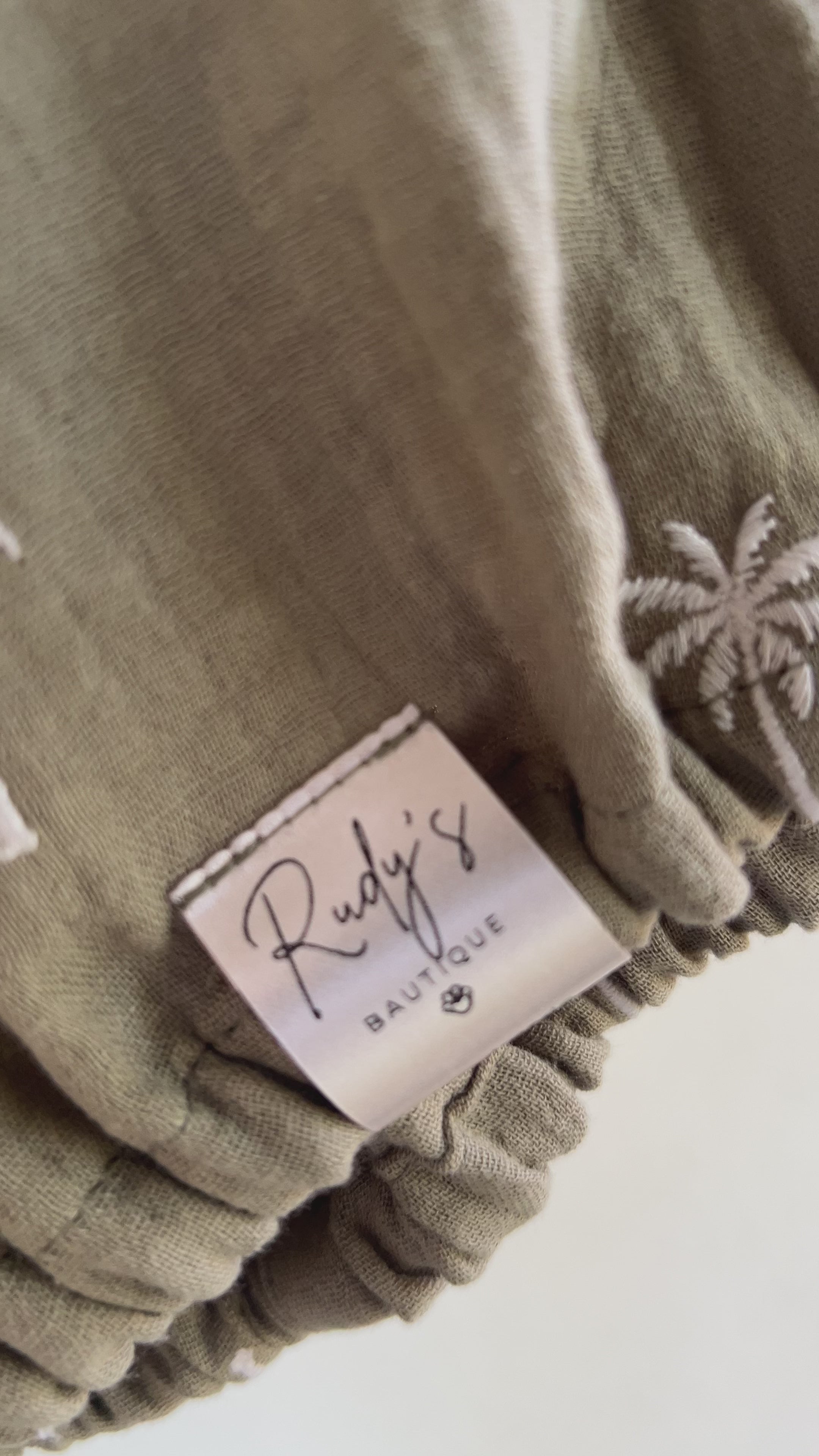 Paraorecchie in Mussola Palme