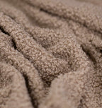 Morbida coperta in teddy bouclè