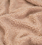 Morbida coperta in teddy bouclè