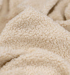 Morbida coperta in teddy bouclè